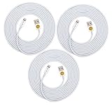3PCS of HEAVY-DUTY Lightning to USB Sync Charger Data Cable Cord 10ft / 3m for iPhone 5s / 5c / 5, iPhone 6 / 6plus, ipad Air / Mini / iPod Touch 5 and Nano 7 - (white white white)