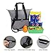 Lifewit Insulated Thermal Lunch Bag Box Tote Coolers Soft Side Cooler Bag For Travel For Men 12L,Grey