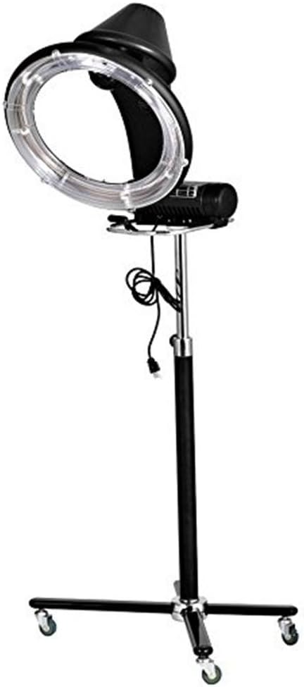 SalonDryer 950W Orbiting Infrared Hair Dryer Professional Hair Color Processor Dryer Accelerator Rolling Base Plate Hairdressing Equipment for Barber Salon Beauty