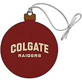 GRAPHICS & MORE Colgate University Raiders Logo Wood Christmas Tree Holiday Ornament