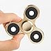 Opard Tri Fidget Spinner Hand Spinning Toy Over 3 Minutes Aluminum Alloy for Child and Adult (Gold)