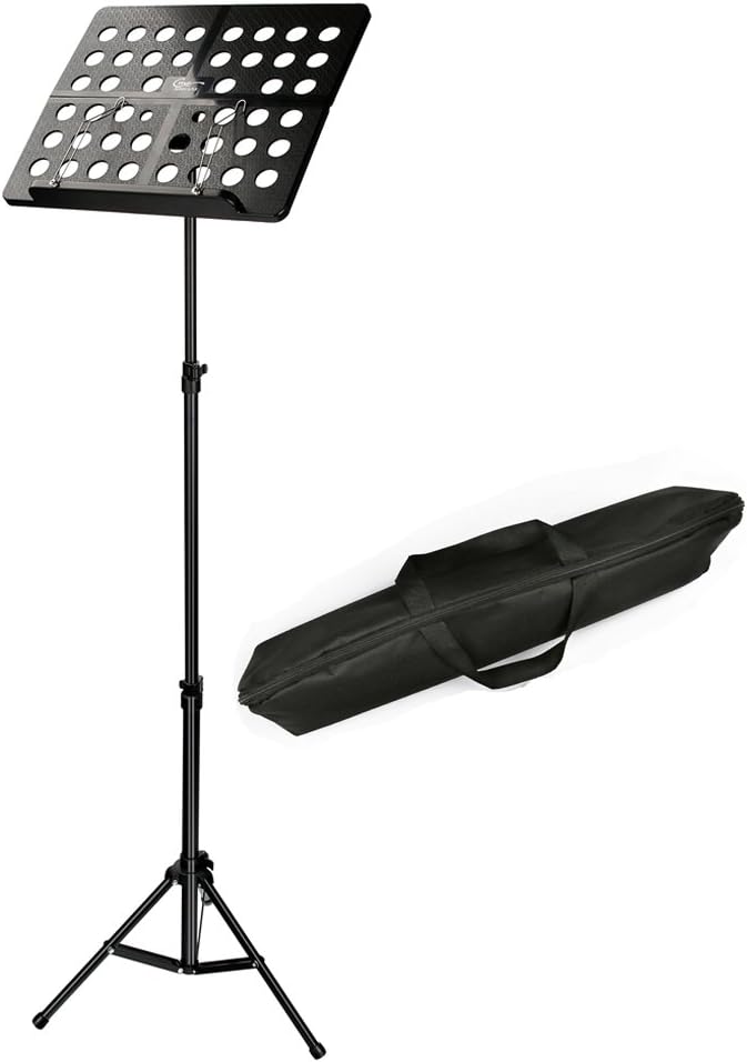 Hricane Music Stand Foldable Adjustable Portable Lightweight for Music
