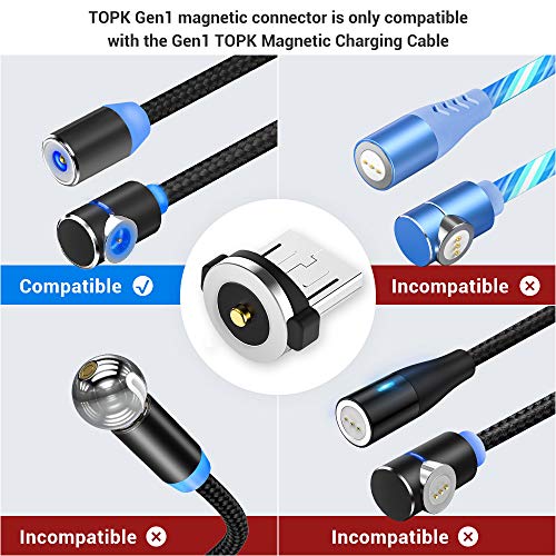 TOPK Magnetic Connector Tip Head (2-Pack,Micro USB) in Kuwait