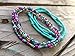 Waist Beads Set, Multi-color Belly bead, 2 pcs Waist Beads, Beaded Body Chain, African Waist bead, Belly Chain, Waist chain, Stretchy Elastic String, Wear as Necklace Bracelet or Anklet