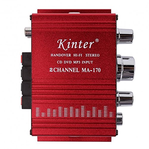 Kinter MA170 12V 2 Channel Mini Digital Audio Power Amplifier for Car