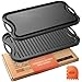 Legend Cast Iron Griddle for Gas Stovetop | 2-in-1 Reversible 20" Cast Iron Grill Pan For Stovetop with Easy Grip Handles | Use On Open Fire & In Oven | Lightly Pre-Seasoned Gets Better with Each Use primary