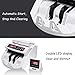 Goplus Money Counter Worldwide Bill Counting Machine Detector UV/MG Counterfeit w/External Display (White)