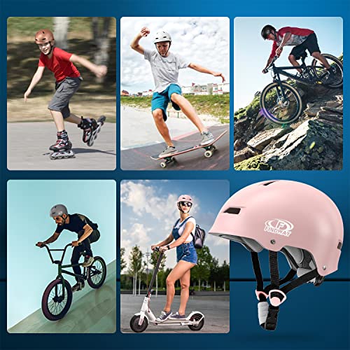 Findway Skateboard Bike Helmet - Bicycle Helmet for Kids Youth & Adults Suitable for Commuter,Skate, Scooter, Longboard & Incline Skating Rollerblading