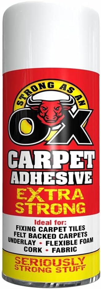 Y Homeware SAAO Heavy Duty Spray Adhesive Glue 500ml Foam Carpet Vinyl