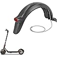 RidTianTek Rear Fender with Hook and Taillight for Segway Ninebot F20 F25 F30 F40 Electric Scooter, Mudguard Set Waterproof Kickscooter Replacement Kit Accessories