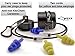 (2 Pairs) Noise Cancelling Ear Plugs With Cords + Carry Case - Super Safety High Fidelity Ear Plugs for Sleeping, Airplane Travel, Concerts, Shooting, Swimming, Industrial Sounds Blocking-28dB
