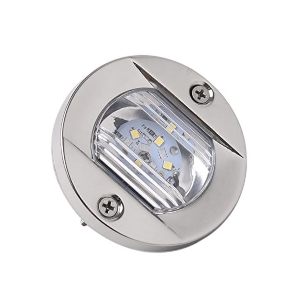 Round-Navigation-Light-Polished-Marine-Stainless-LED-Transom-Mount-Stern-Anchor