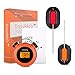 Lumsing Grill Thermometer Wireless Bluetooth Digital Cooking Meat Thermometer With App(iOS/Android), Two Probes