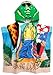 Northpoint Alligator Surfer Dude Kids Hooded Beach Towel, 24 x 48 Inch