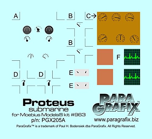 Paragrafix 1/32 Scale Proteus Photoetch Set PGX205