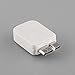 Ceweal Micro USB 2.0 to 3.0 Adapter Converter for Samsung Galaxy S5 I9600 Note 3 N9000 (White)