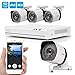 Zmodo 4 Channel HDMI NVR 4x720p HD Security Camera Smart Simplified PoE System No Hard Drive