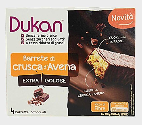 Dukan – Full Of Flour of Spring Bars Oatmeal Extra golose, Diet, Fibre – [Kit with Free Natural Soap quizen]