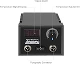 Anesty Pyrography Machine 60W Digital Display 23 Tips Dual Pen Kit Wood Leather view 2
