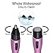 Women Shaver,Bikini and Nose Hair Trimmer,Bienna [Wet Dry] [Waterproof] Electric Cordless Personal Lady Razor Remover Shavers for Face Ear Nose Eyebrow Body Legs Armpit [Battery-Operated]