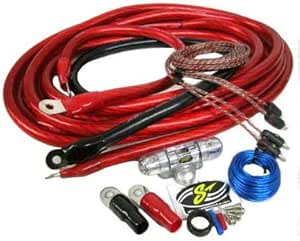 Amazon.com: Stinger 8 Gauge Amplifier Wiring Kit w/ RCA Cables: Car