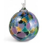 Glass Eye Studio Ornament Purple Mystique Orchid