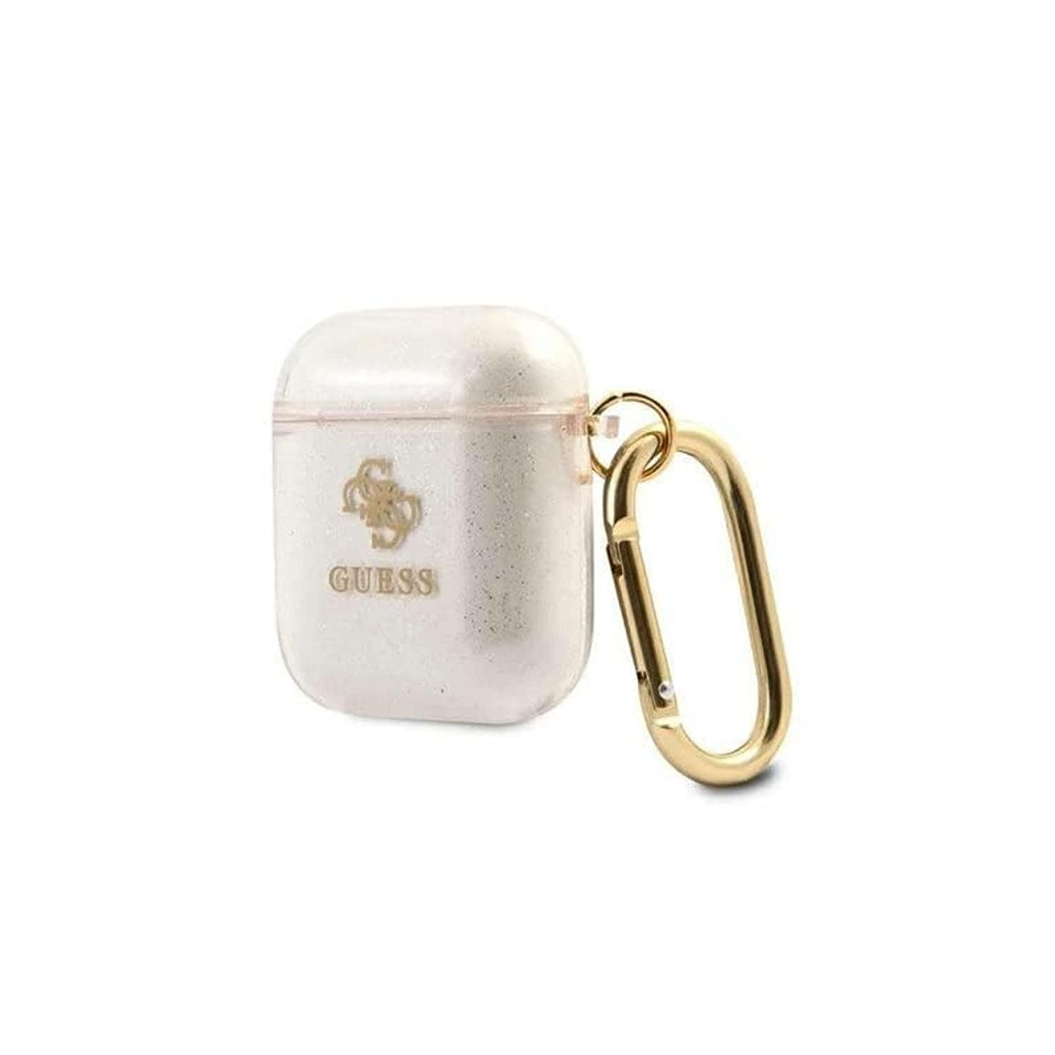 GUESS Original Brilhante Dourado iPhone Airpods Cape