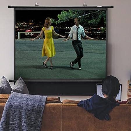 Duronic BPS40 /43 Pantalla de Proyección con Ganchos: Amazon.es ...