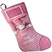 Baby's First Christmas Stocking Baby Girl Stocking Pink with Removable Soft Toy with Picture Frame Personalize It with Your Baby Photo for Holiday Newborn Stockings Christmas Ornaments Home Decor 19
