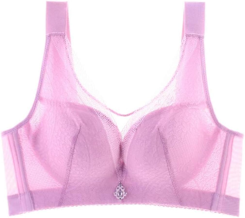 H&E Women Plus Size Minimizer Built Up Full Cup Wirefree Everyday Bras