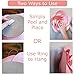 Paper Flowers Decorations for Wall, Nursery Decor, Wedding, Baby & Bridal Shower, Hanging Flower Backdrop, Floral Party Decoration, Centerpieces, Large 3D, Pink & White