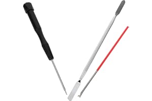 Toddmomy Woodwind Instrument Maintenance Kit 3Pcs Metal Screwdrivers and Repair Tools for Clarinet and