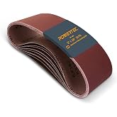 Taokyid 6x48 Inch Sanding Belts, 7-Pack Aluminum Oxide Grit Assortment (40 To 400) For Bench Belt Sanders