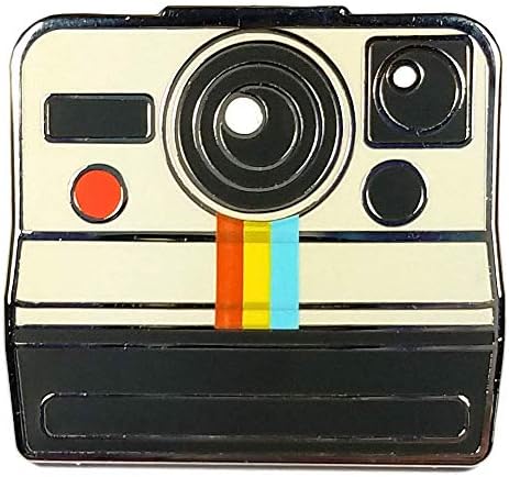 Flea Circus Designs Camera Enamel Pin Polaroid Land Camera 1000 Camera Cute Hard Enamel Lapel Pin for Jackets Hats Backpacks