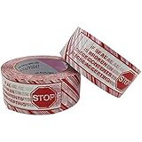 iMBAPrice Stop Sign Sealing Tape - Pre-Printed Message "IF SEAL IS BROKEN CHECK CONTENTS BEFORE ACCEPTING" 2 Roll of 110 Yards(330 Feet x 2) 2" Wide Security Shipping Packing Tape