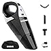 LOLLDEAL Rechargeable Cordless Handheld Vacuum, Powerful Hand Vacuum Cleaner, 12V 100W with Quick Charge, Light Weight Portable Hand Held Vacuum, Durable Stainless Steel Filter, Carry Bag, Black