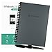 [2018 Upgraded] Exclusive Version Elfinbook Smart Notebook 2.0, Cloud Storage, Evernote Storage, Mind Map, Reusable Notebook, Pilot FriXion Pen, 100 Pages, A5, 5.8 x 8.6-inch, Grey