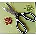 Kitchen Shears, Ultra Sharp Premium Heavy Duty Shears for Kitchen with Stainless Steel Blade and Multi Purpose Scissors for Chicken, Poultry, Fish, Meat, Vegetables, Herbs and BBQ by MAUYAR