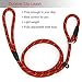 Red Brand 5 FT Adjustable Nylon Dog Rope Leash for Small Medium Dogs 10-80 lb Walking