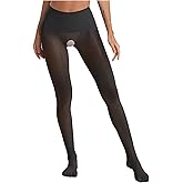 renvena Women's High Waist No Crotch Five Toes Pantyhose Oil Glossy Stretchy Stockings Underwear