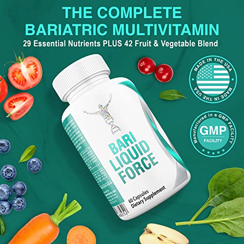 Bariatric Multivitamin With Iron LiquidFilled Gel Caps for Rapid