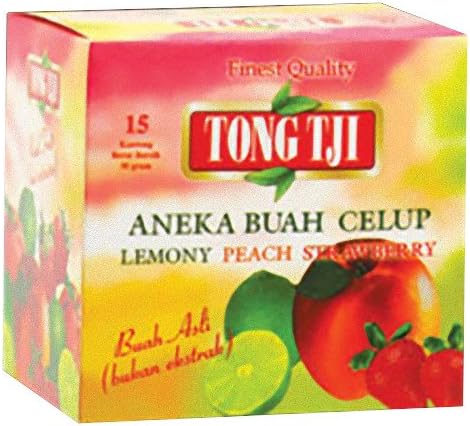 Tong Tji Aneka Buah Celup 15-ct, 30 Gram (Pack of 2)