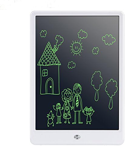 10.5" LCD Writing Tablet Screen Lock Feature Electronic Writing Board for Kids Drawing Office Writing Drafting 60% More Brighter and Bolded(White)