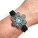 Fitband Bling Fitness Band Accessory Fleur Aqua for Fitbit Flex; Flex 2; Alta; Charge; Charge HR; Charge 2; Jawbone UP2; UP3; Move Band and Garmin vivosmart
