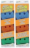Scrub Daddy Color Sponge, Economy 2 Pack ( 6 Count Total )