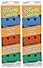 Scrub Daddy® Colors Sponge Set - FlexTexture Sponge, Soft in Warm Water, Firm in Cold, Deep Cleaning, Dishwasher Safe, Multi-use, Scratch Free, Odor Resistant, Functional, Ergonomic, 2 pk, 6 pc