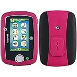 HOTCOOL LeapFrog LeapPad 3 Case - New-Leather with Kickstand 2014LBM Case for LeapFrog LeapPad3 Kids' Learning Tablet(2014 Version), Magenta