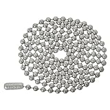 Stainless Steel Ball Chain 30 Inches 3.2mm Heavy Duty Necklace for Pendants and Military Dog Tags