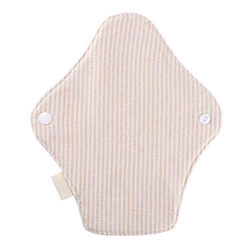 Reusable Sanitary Napkin Pad Women Feminine Washable Pantiliner Menstrual Cloth 7.5 x 2.6 inch