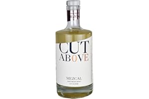 CUT ABOVE Zero Alcohol Mezcal | Award Winning Premium Non-Alcoholic Spirit for Alcohol Free Cocktails | 25.4 fl. oz. (750mL)